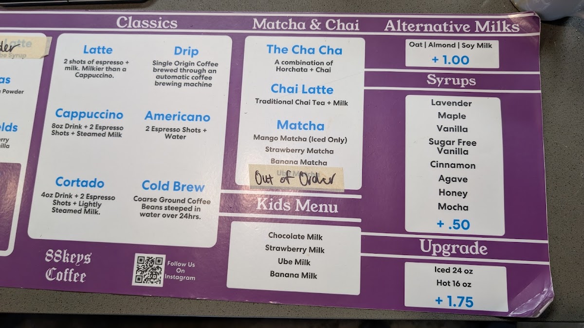 Menu 88Keys Coffee-4