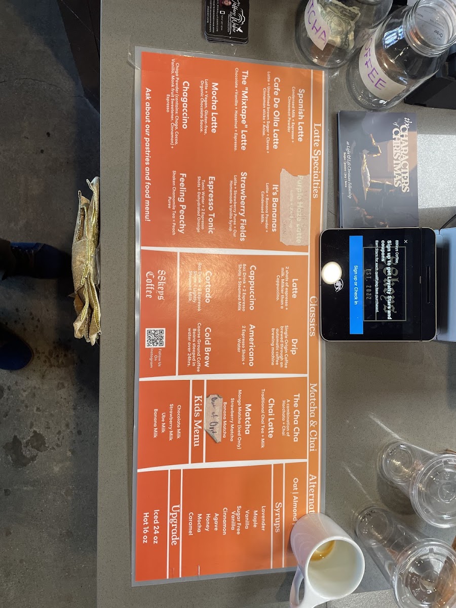 Menu 88Keys Coffee-9